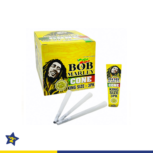 Bob Marley Cones King Size 3 Pack / 33 Packs