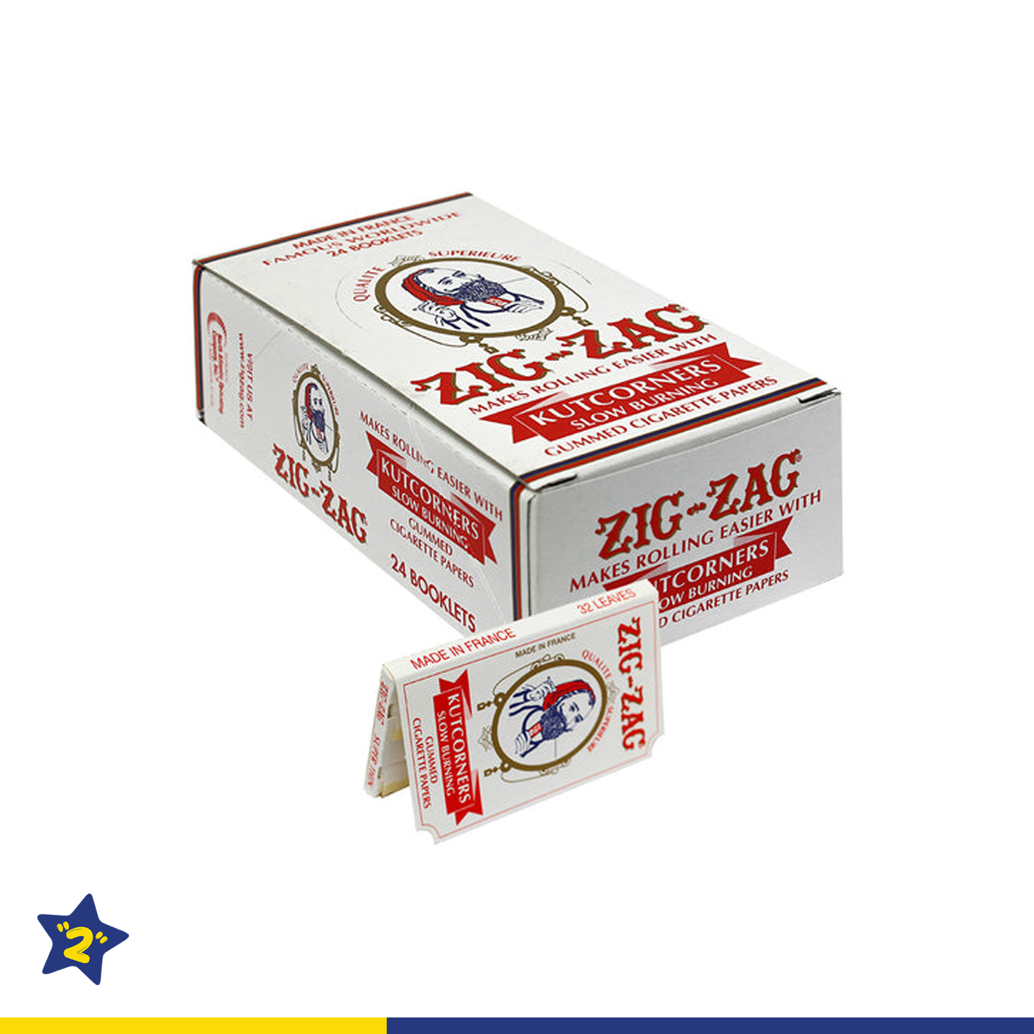 Zig-Zag Kutcorners Slow Burning Rolling Paper