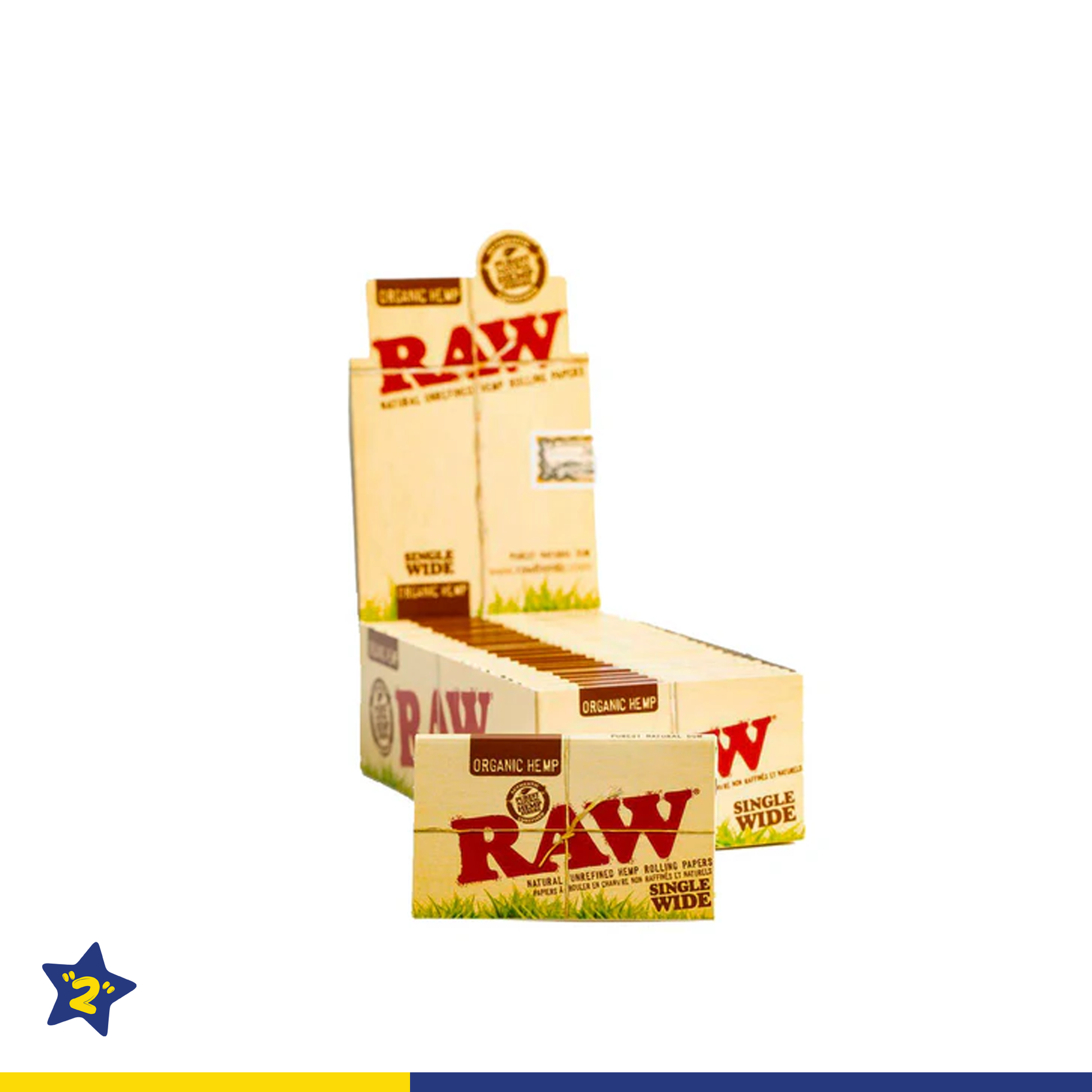 Raw Organic Hemp Single Wide Rolling Paper