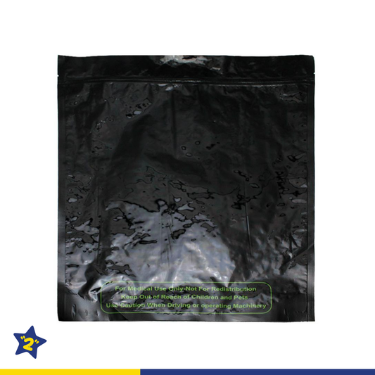 1 Pound Size Mylar Bag with clear front pack of 10