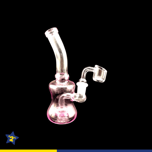 Half Color Body Showerhead Perc Dab Rig