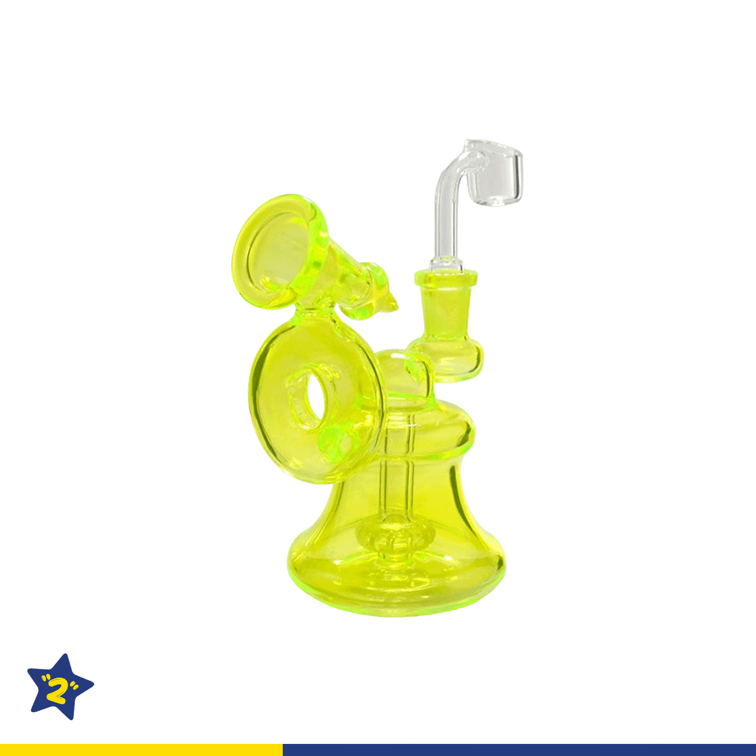 Horn Style UV Reactive Dab Rig