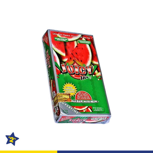 Juicy Jay's Superfine ''Wham Bam Watermelon'' Ultra-Thin Flavored Rolling Papers