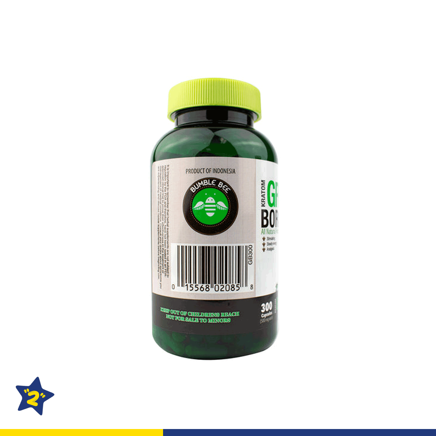 Bumble Bee Kratom Capsules Bali Gold