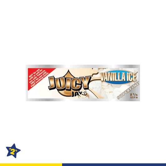 Juicy Jay's Superfine 1 1/4" Size Rolling Paper Vanilla Ice Flavor