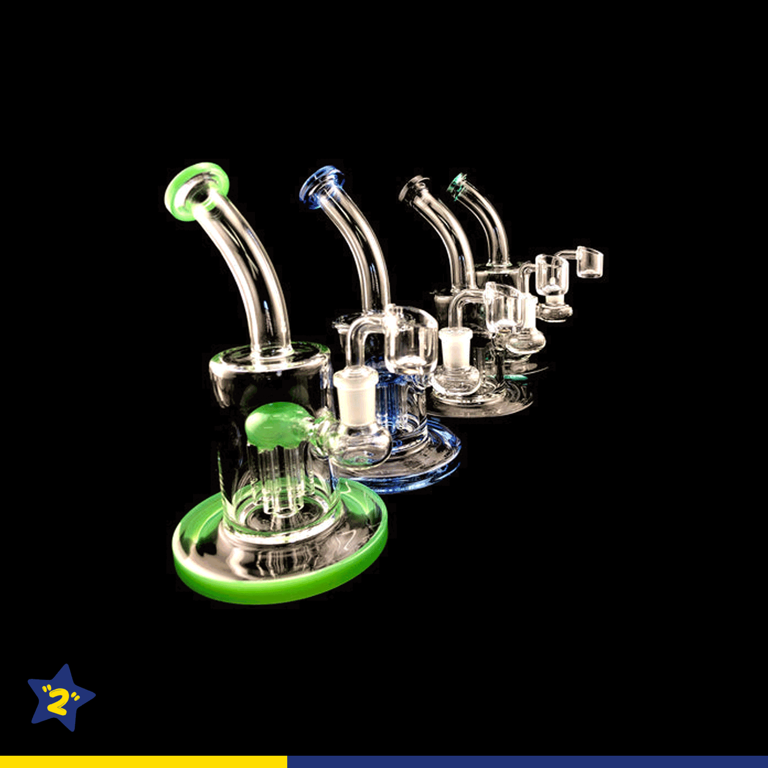 Curved Mouth Tree Perc Dab Rig