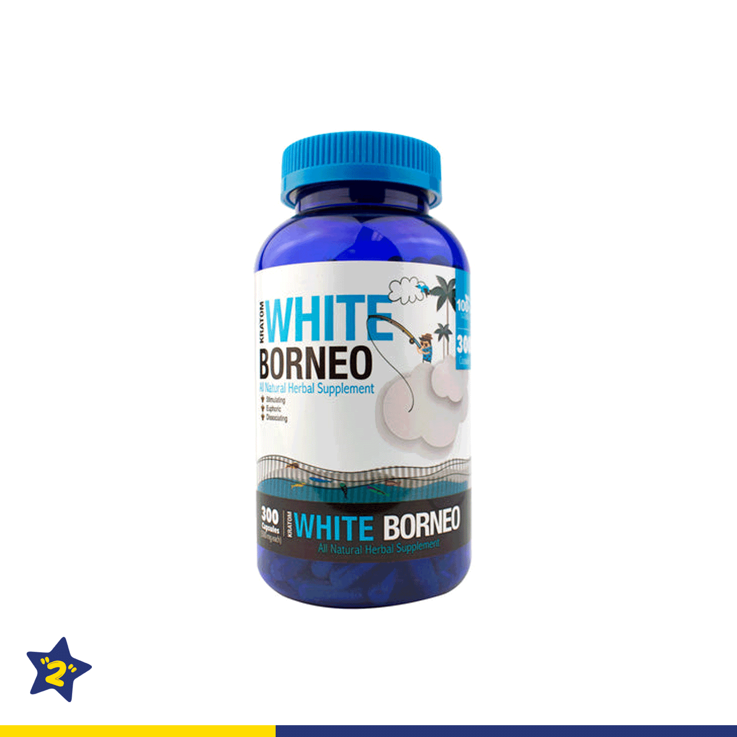 Bumble Bee Kratom Capsules White Borneo