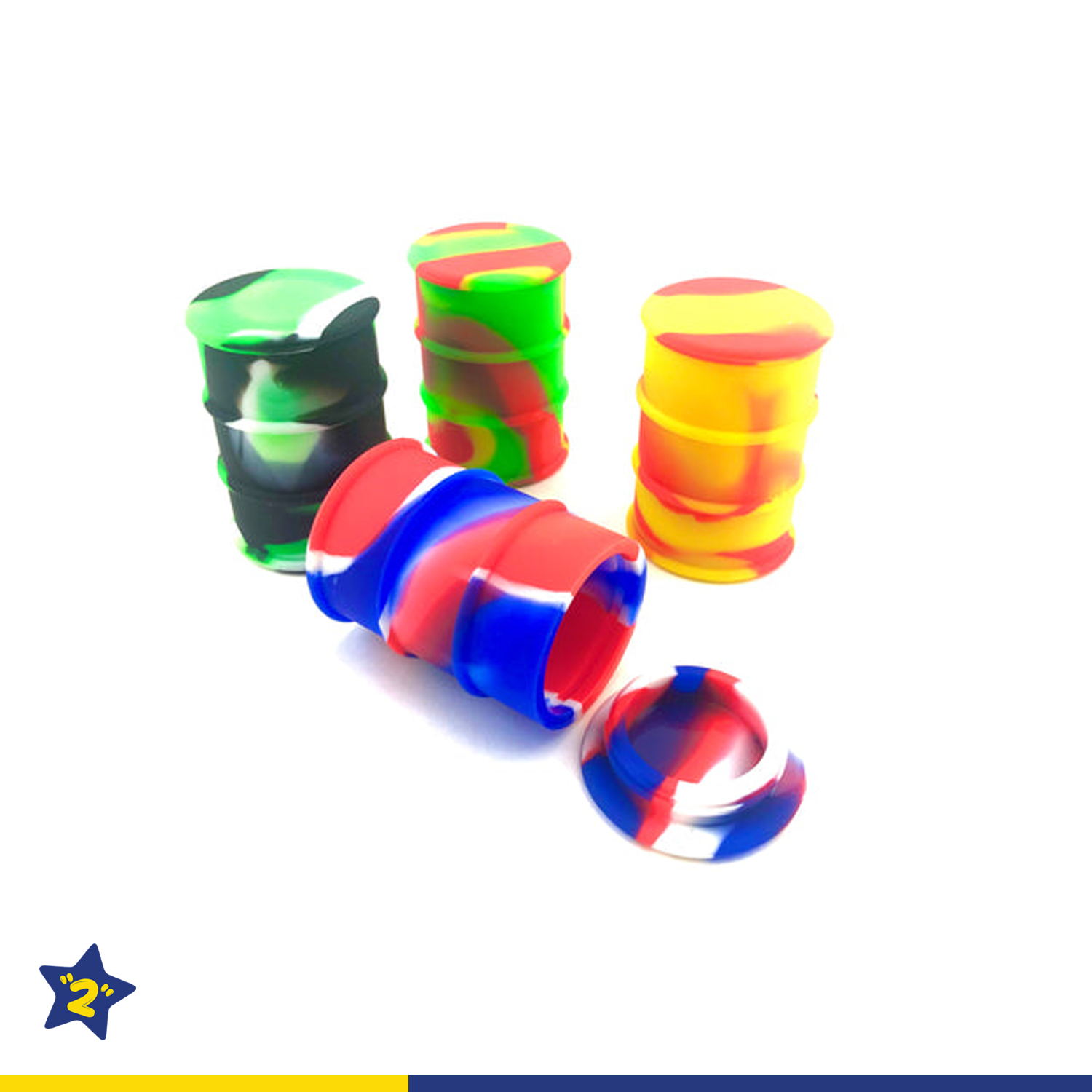 26ml Silicone Barrel Wax Jar