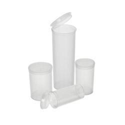 Pop Top 90 Dram Plastic Vials 