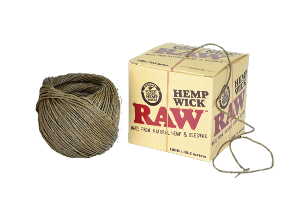 RAW Hemp Wick Ball – 100ft