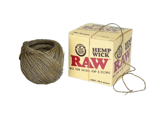 RAW Hemp Wick Ball – 100ft