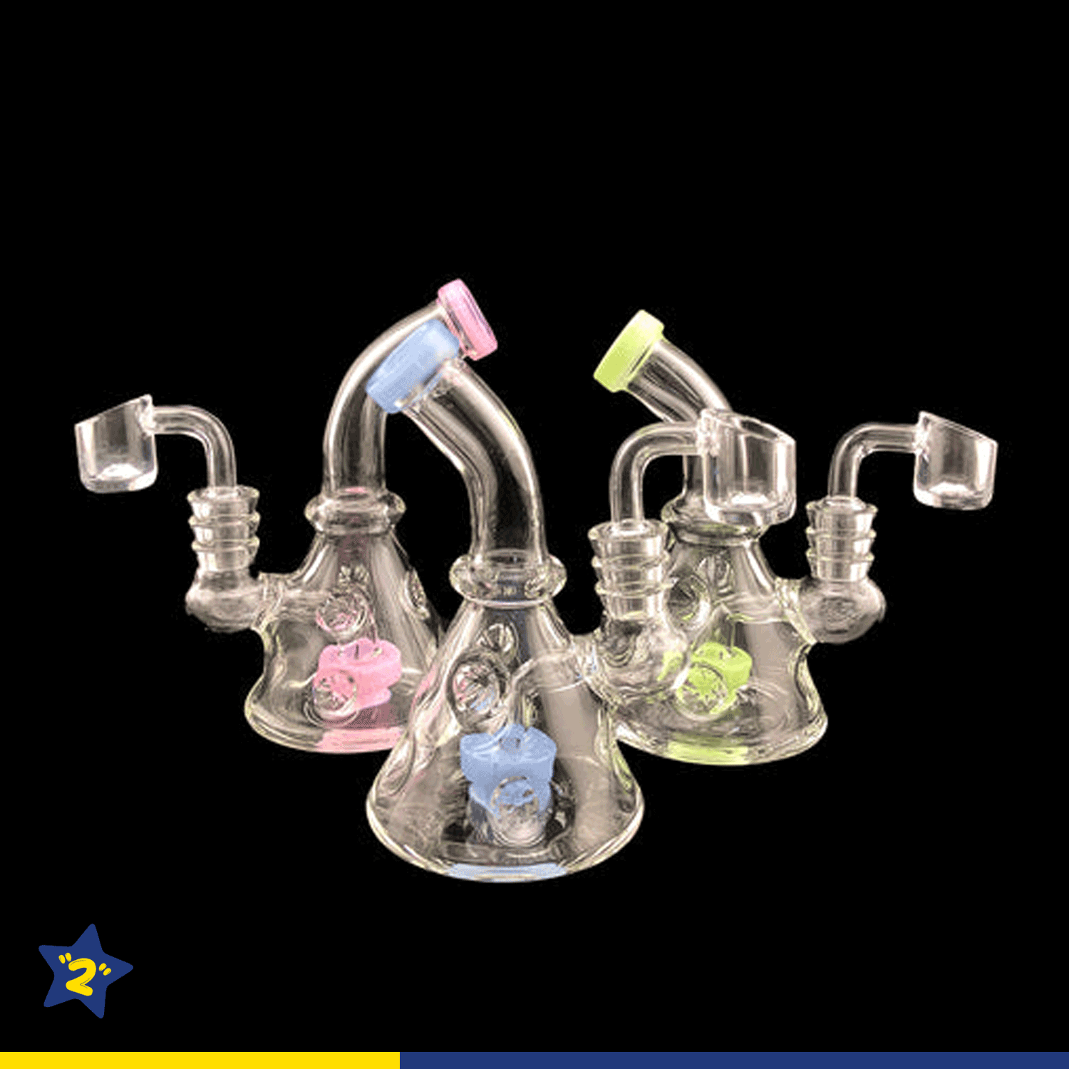  Slime Color Mini Cheese Dab Rig